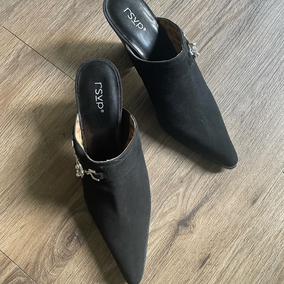 NEW RSVP Hank Black Suede Boots Women’s 8M - Picture 2 of 10